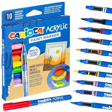 Žymekliai akriliniai Carioca Žymekliai akriliniai Carioca