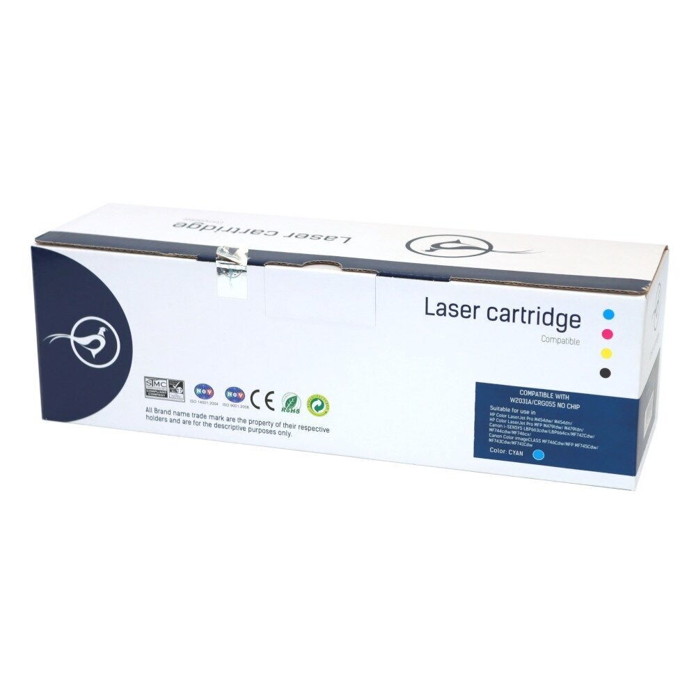 Kasetė HP/Canon W2031A/CRG055 no chip Kasetė HP/Canon W2031A/CRG055 no chip