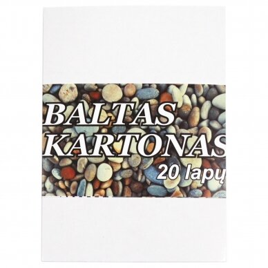Kartonas baltas A5 Kartonas baltas A5