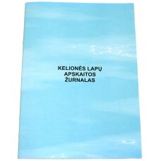 Kelionės lapų registracijos žurnalas