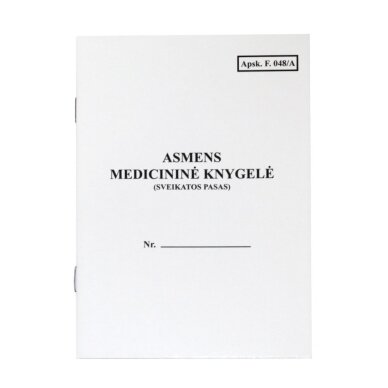 Medicininė knygelė Medicininė knygelė
