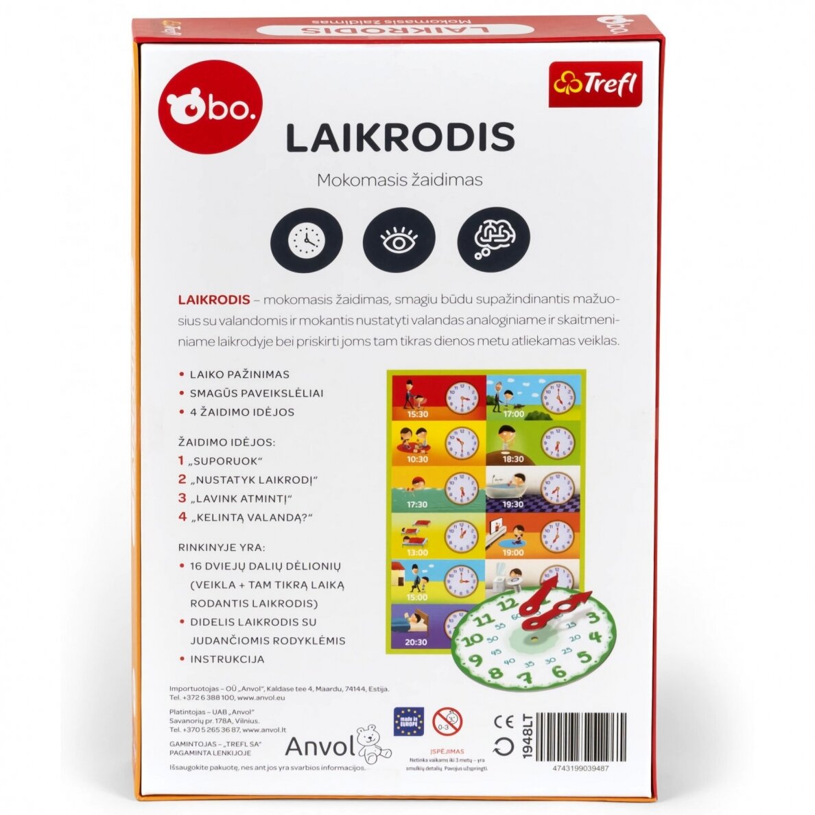Žaidimas mokomasis Laikrodis 1