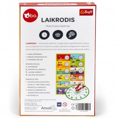 Žaidimas mokomasis Laikrodis 1 Žaidimas mokomasis Laikrodis 1