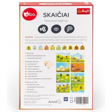 Žaidimas mokomasis Skaičiai 1