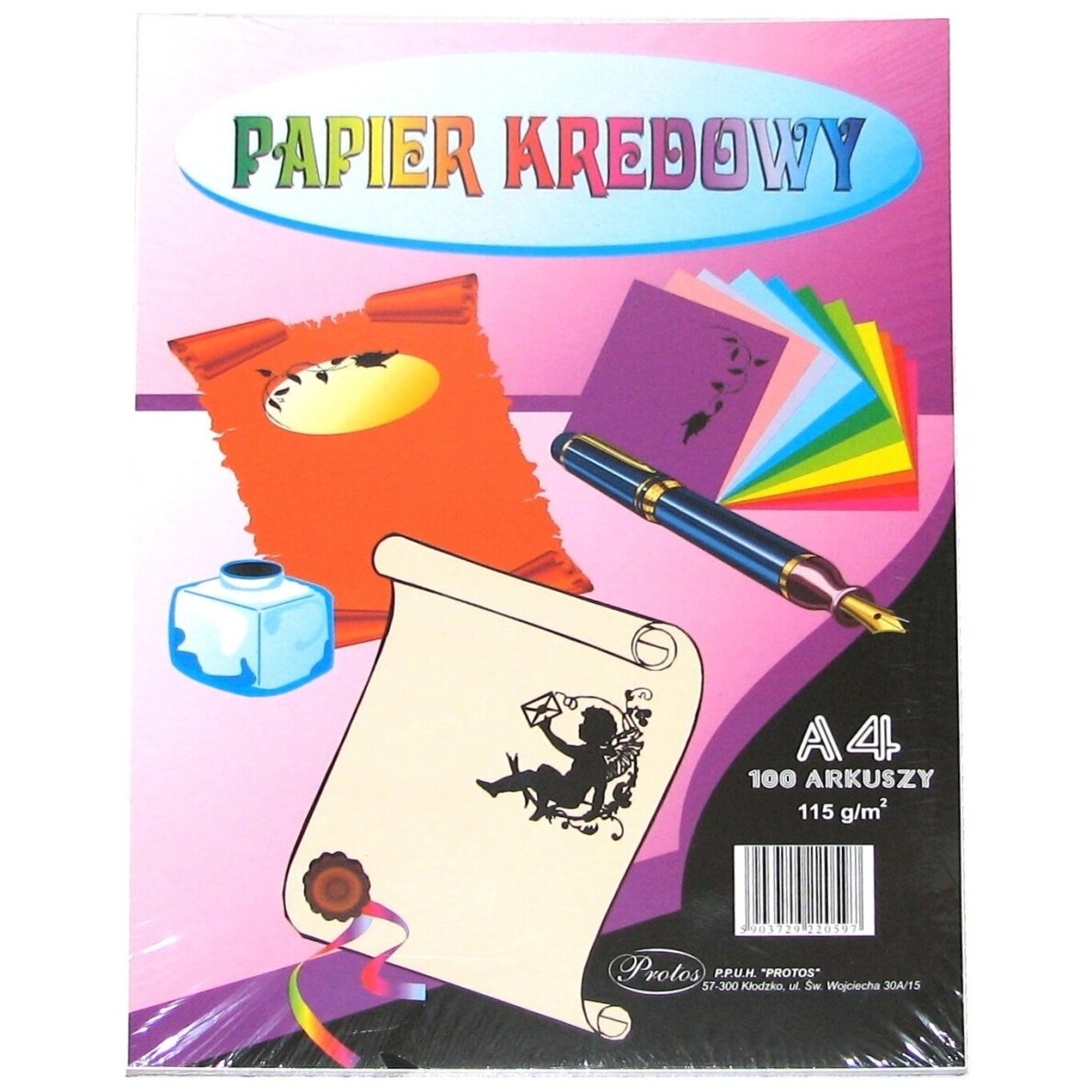 Popierius kreidinis A4