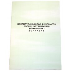 Saugos ir sveikatos instruktažo žurnalas Saugos ir sveikatos instruktažo žurnalas