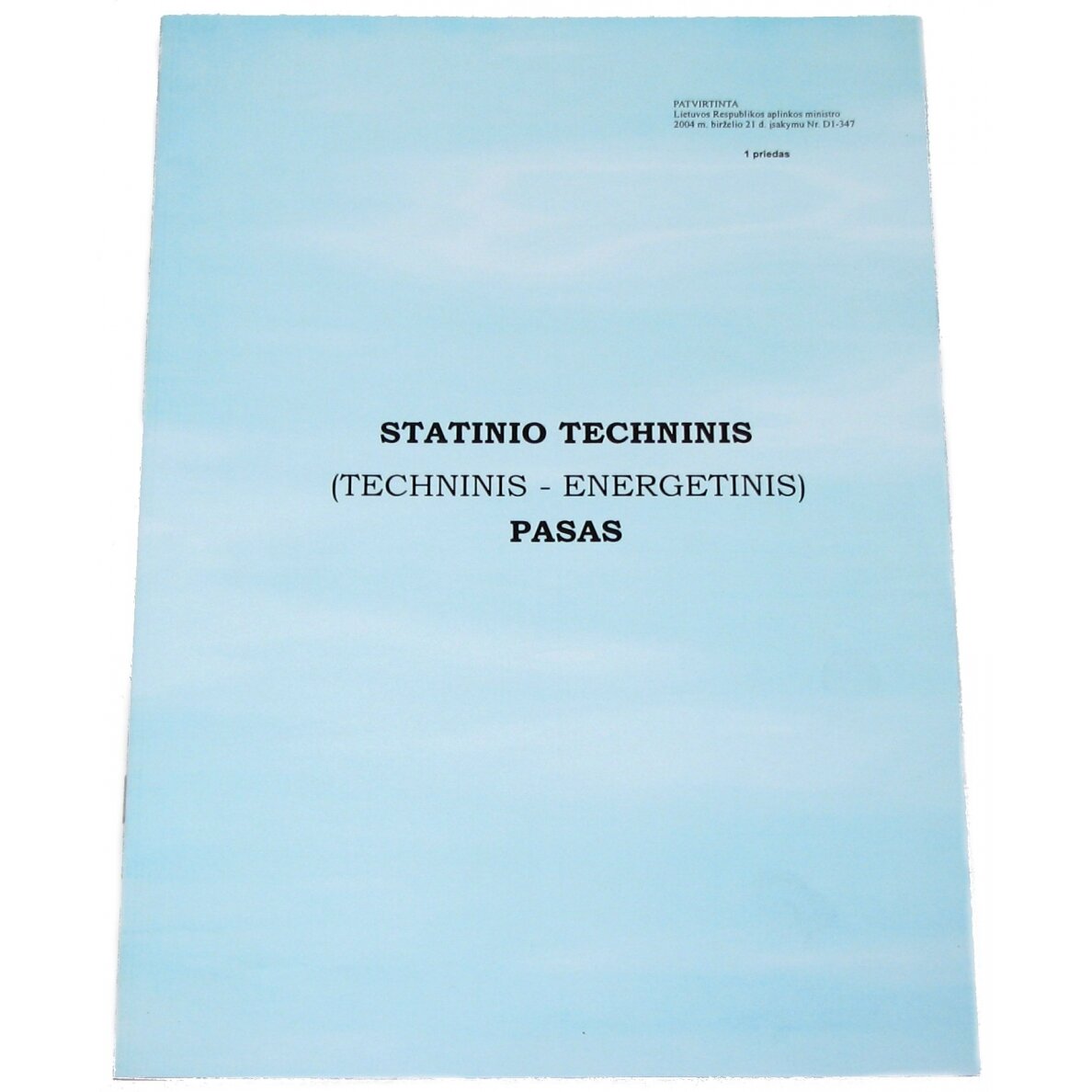 Statinio techninis pasas Statinio techninis pasas