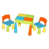 Stalas ir dvi kėdutės