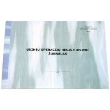 Ūkinių operacijų registravimo žurnalas Ūkinių operacijų registravimo žurnalas