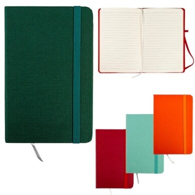 Užrašų knygelė su gumele Užrašų knygelė su gumele