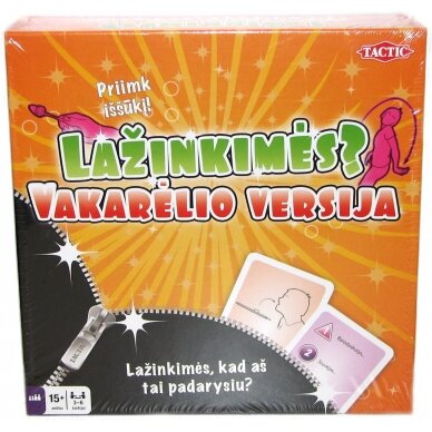 Žaidimas 'Lažinkimės?' Žaidimas 'Lažinkimės?'