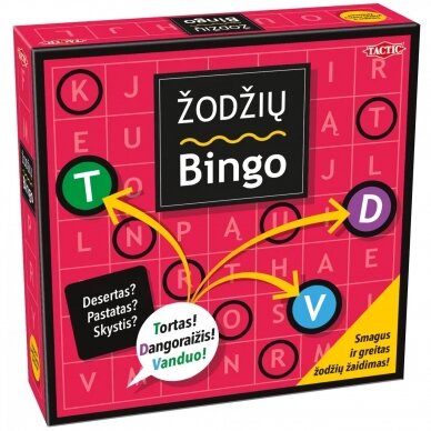 Žaidimas Žodžių Bingo
