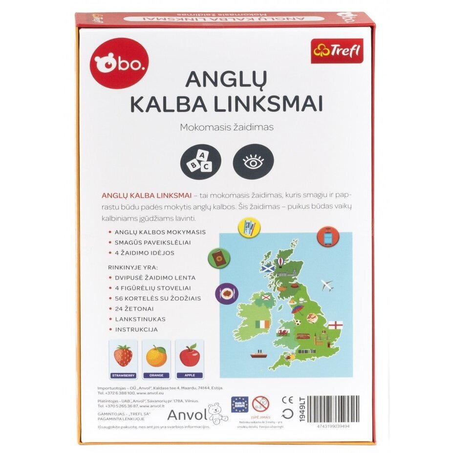 Žaidimas mokomasis Anglų kalba linksmai 1
